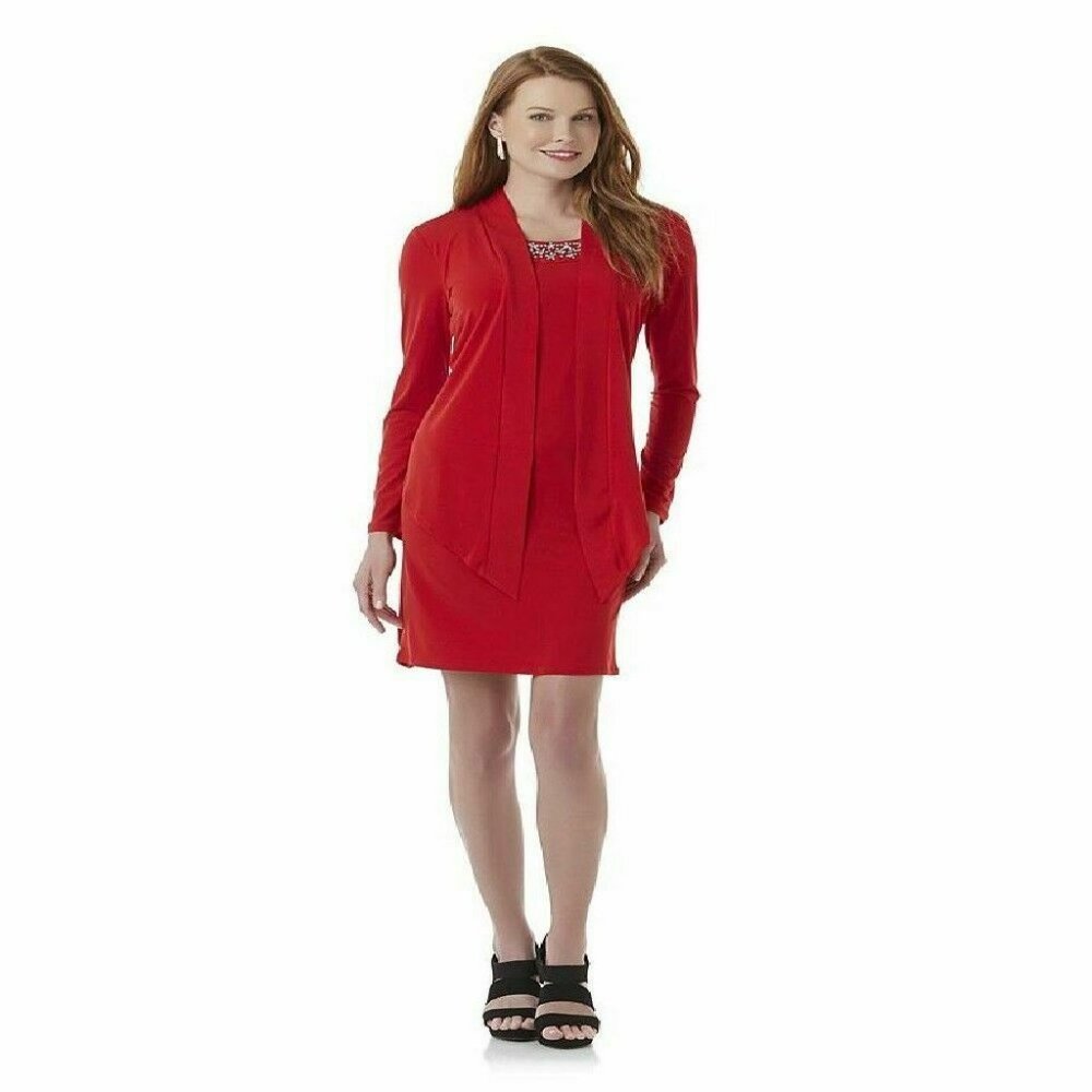 Women's Dress Simply Emma Layered Look size-1X NEW